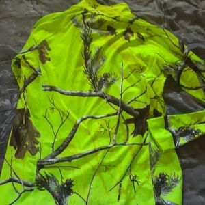 Legendary womens large neon 1/4 zip pullover
